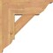 Ekena Millwork Traditional Traditional Smooth Bracket w/ Offset Brace, Western Red Cedar, 7 1/2"W x 20"D x 20"H BKT0806X20X20TRA01SWR - alternate 3